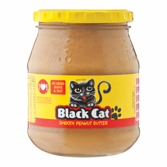 Black Cat No Salt Smooth Peanut Butter 410g