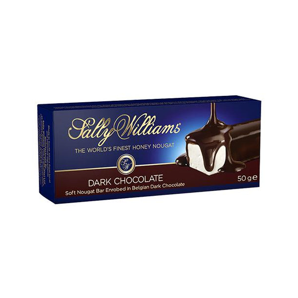 Sally Williams Dark Chocolate Coated Nougat 50g