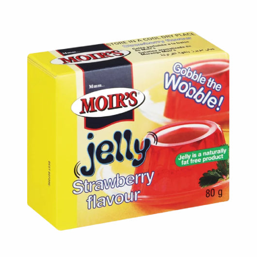 Moir's Jelly Strawberry Flavour 80g